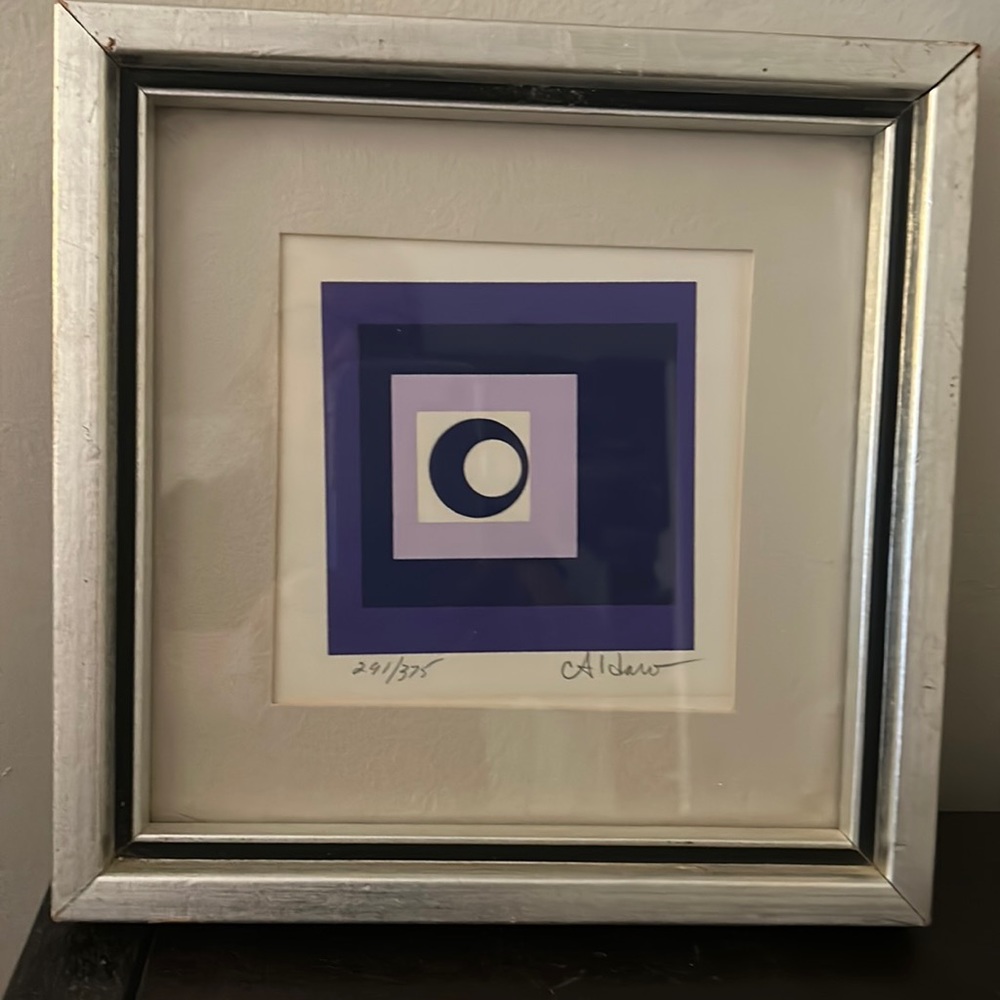 Cool vintage print signed and numbered!